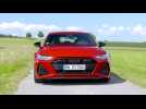 Audi RS 7 Sportback Design in Tango red