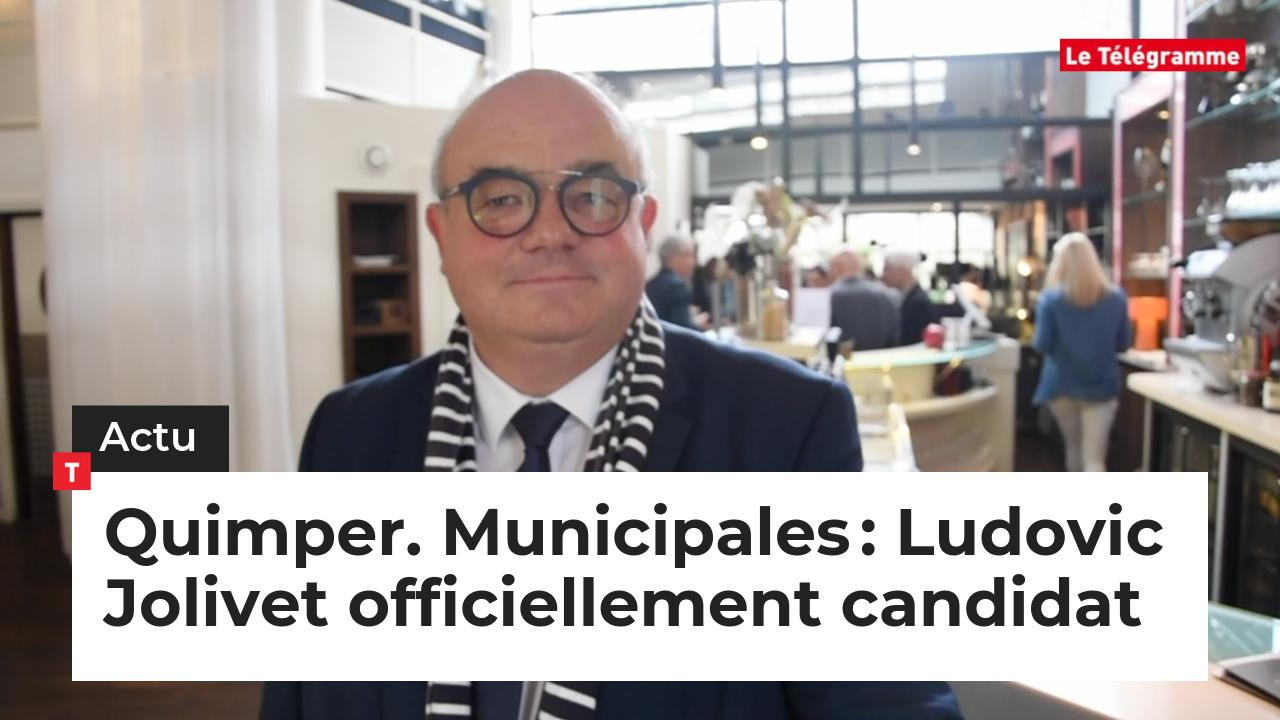 Quimper. ​Municipales : Ludovic Jolivet officiellement candidat (Le Télégramme)