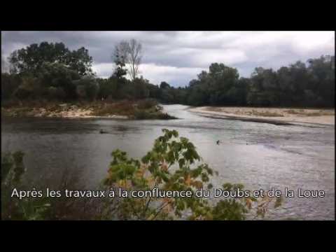 Après les travaux à la confluence du Doubs et de la Loue