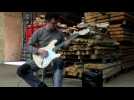 Une guitare électrique en bois des Vosges, comment ça sonne ?