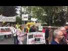 Manif anti-Bure : quelques chants durant le défilé