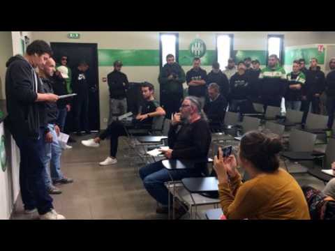 Les Green Angels 92 et les Indépendantistes stéphanois 98 ont fait irruption au centre d’entraînement