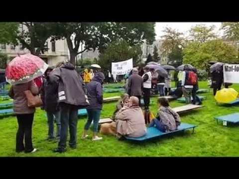 Hébergement d'urgence : mobilisation à Mulhouse pour des places pérennes