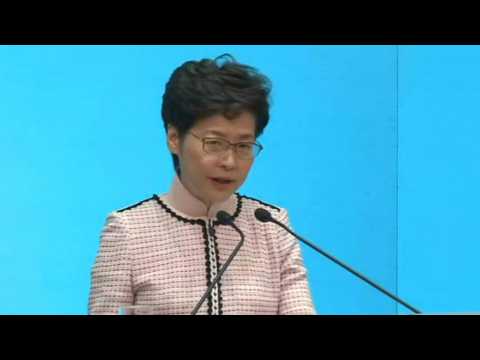 Hong Kong leader: Policy address cannot resolve unrest