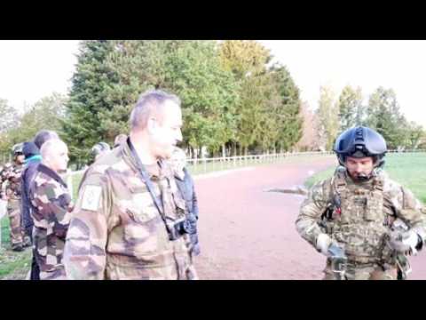 Survol de Besançon en hélicoptère chinook de l'armée anglaise