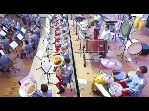 Lunéville : concert de garnison du 53e RT avec la musique de l'arme blindée de cavalerie de Metz