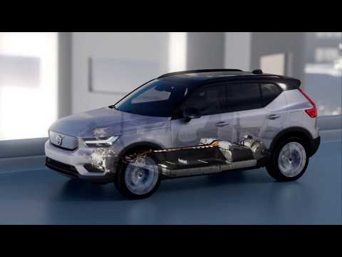 Volvo XC40 Recharge One Pedal Drive Animation