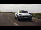Porsche Macan Turbo in Dolomite Silver Metallic Driving Video