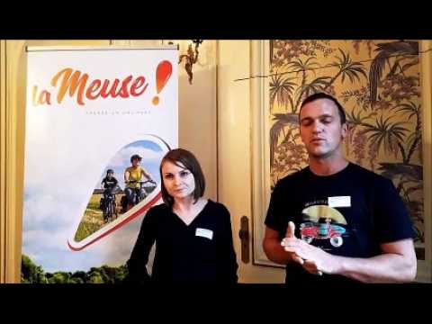 Adèle et Aurelien, blogueurs et ambassadeurs de la Meuse