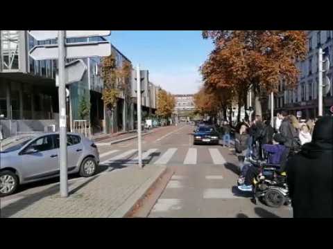 Evacuation de la Place des Halles à Strasbourg