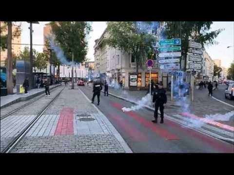 Manifestation à Mulhouse : la police fait usage de lacrymogènes