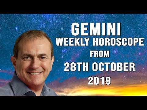 Gemini Weekly Astrology Horoscope 28th October 2019