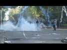 Protesters and police clash in Chile's capital for fourth day in a row