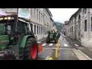Besançon : les agriculteurs arrivent devant la préfecture du Doubs