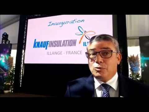 Inauguration de l'entreprise Knauf à Illange