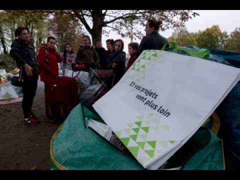 Evacuation du campement des Ducs d' Alsace.