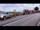 Un convoi de 50 tracteurs ralentit la circulation sur la D166