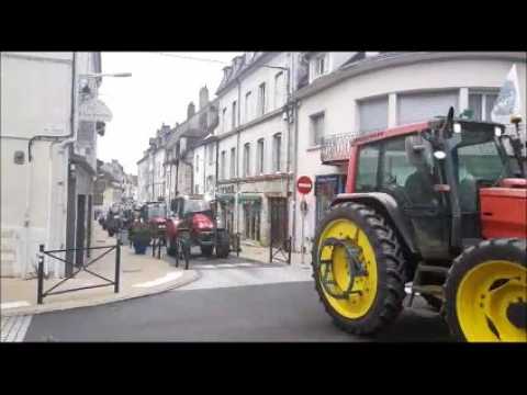 Les agriculteurs en colère défilent à Lons-le-Saunier