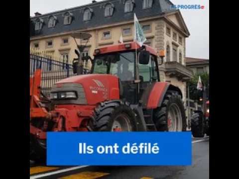 Les agriculteurs ont manifesté au Puy-en-Velay