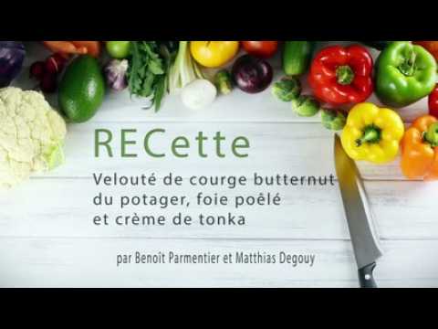 DNA - Recette de velouté de courge butternut de l'Hôtel-Restaurant "Les Alisiers" à Lapoutroie