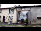 Gye : un hangar agricole prend feu rue de Saint Mansuy