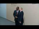 Vladimir Putin meets with Cyril Ramaphosa at Russia-Africa summit