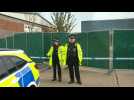 Images of lorry container where 39 bodies were found in Essex - Label : AFPTV - First images - Category : News