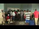 Queue at Bahamas airport as people try to evacuate Hurricane damaged islands