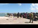 Bahamians await ferry to evacuate them to Nassau