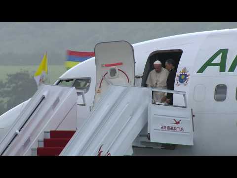 Pope arrives in Mauritius for the last stop of his recent Africa tour