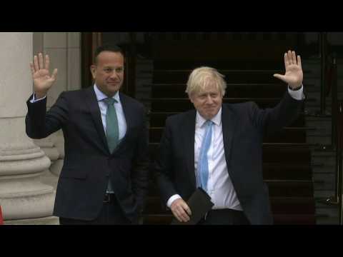 Boris Johnson meets with Irish counterpart in Dublin
