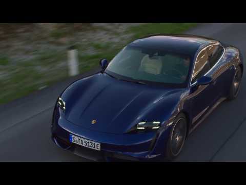The new Porsche Taycan Turbo Driving Video