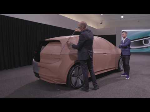 IAA 2019 Making Of Volkswagen ID.3 - Plasticine model