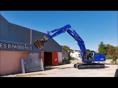 Les  travaux de démolition du Hall des Brasseries de Bar-le-Duc ont commencé