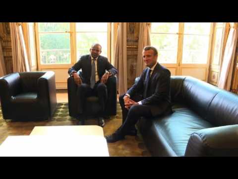 France's Macron meets Malian Prime Minister Boubou Cissé