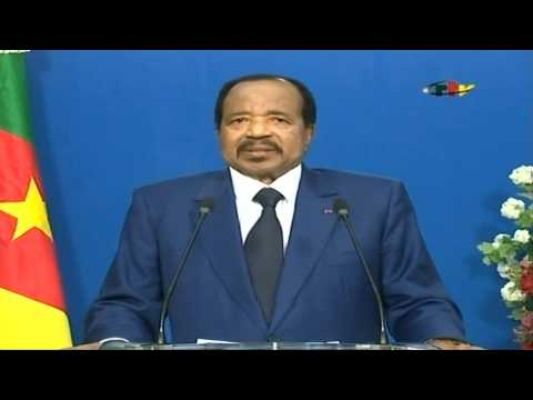 Cameroon president urges "national dialogue" on separatist crisis