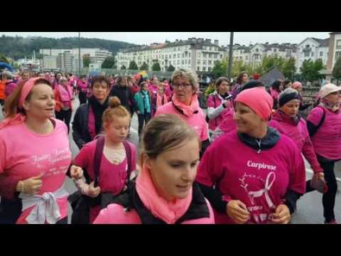 Epinal : record de participation aux Foulées roses