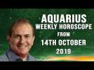 Aquarius Weekly Astrology Horoscope 14th October 2019