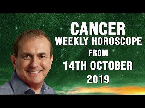 Cancer Weekly Astrology Horoscope 14th October 2019