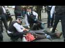 Extinction Rebellion activists demonstrate around Westminster - Label : AFPTV - First images - Category : Science