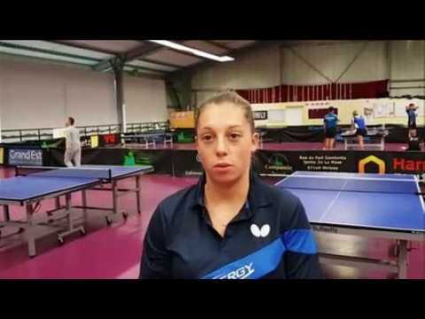 Tennis de table : Pauline Chasselin (Metz TT) : "Lys, c'est un gros morceau"