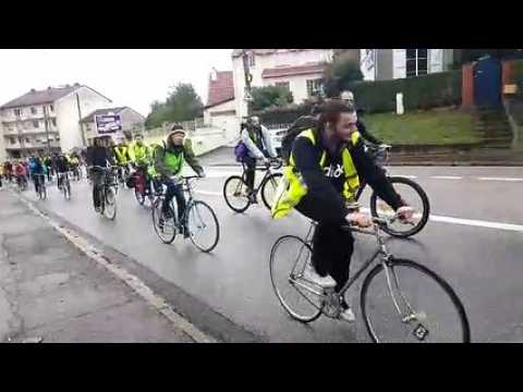 Véloparade festive et revendicative de Nancy à Vandoeuvre
