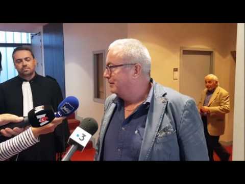 Les réactions du maire de Saint-Alban-les-Eaux Pierre Devedeux et de son avocat Me Fabien Lambert à l'issue de l'audience correctionnelle