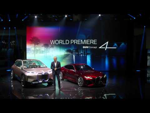 World Premiere BMW Concept 4 at 2019 IAA