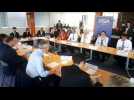 Table ronde avec Bruno Le Maire à PSA Trémery
