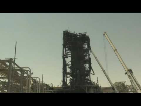 Saudi: Images of the damage at Aramco oil installation