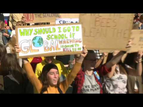 People join global climate strike in Brussels