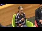 Greta Thunberg arrives at UN Youth Climate Summit