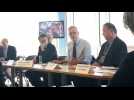 Le Ministre de l'Economie Bruno Le Maire à PSA Trémery