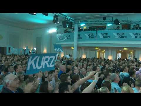 The People's Party react to projected win in snap Austrian elections